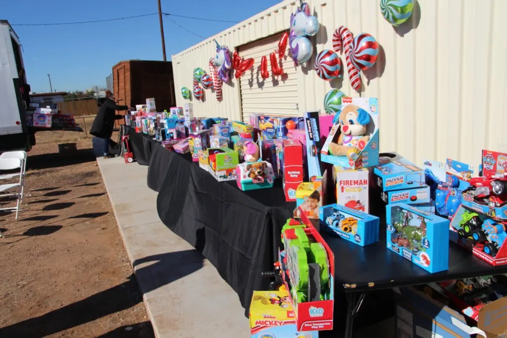 A Toy Giveaway Station For Children