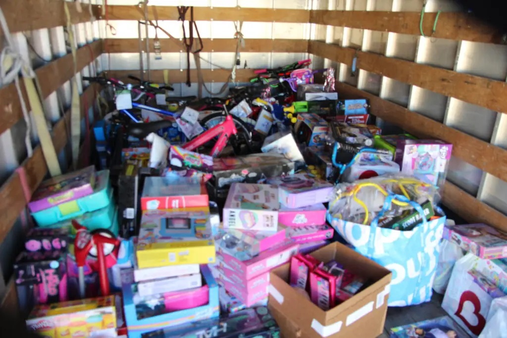 A Truck Filled With Toys for Children